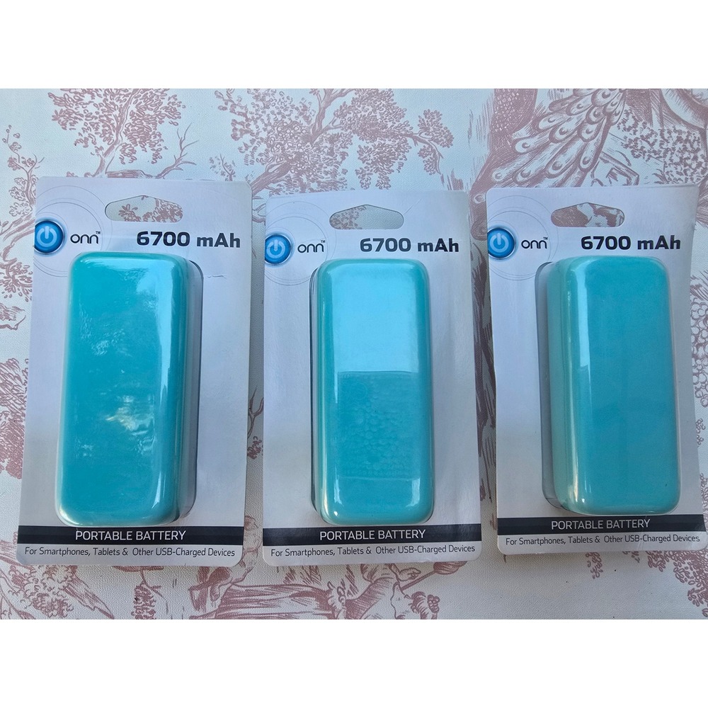 ONN Portable Battery Power Bank 6700mAh – Lot of 3 – New Sealed - Picture 2 of 2